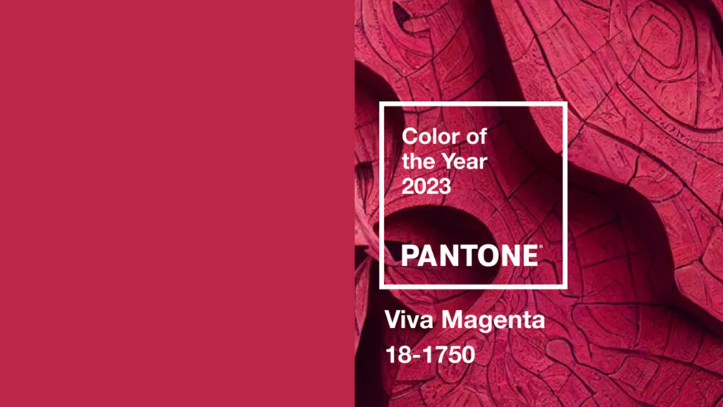 couleur pantone 2023 viva magenta
