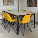 Table céramique avec allonges RAPSODY sélection showroom Meubles Loizeau à La Romagne / Cholet (49) modèle Dylan Pure Designs